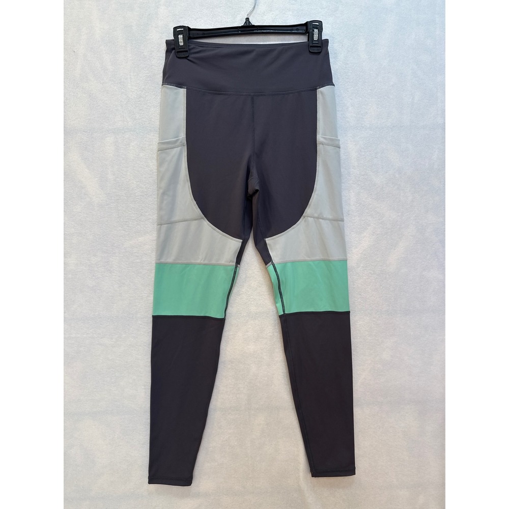 FILA Women's Medium Athletic‎ Leggings Colorblock High Waist Yoga Pants